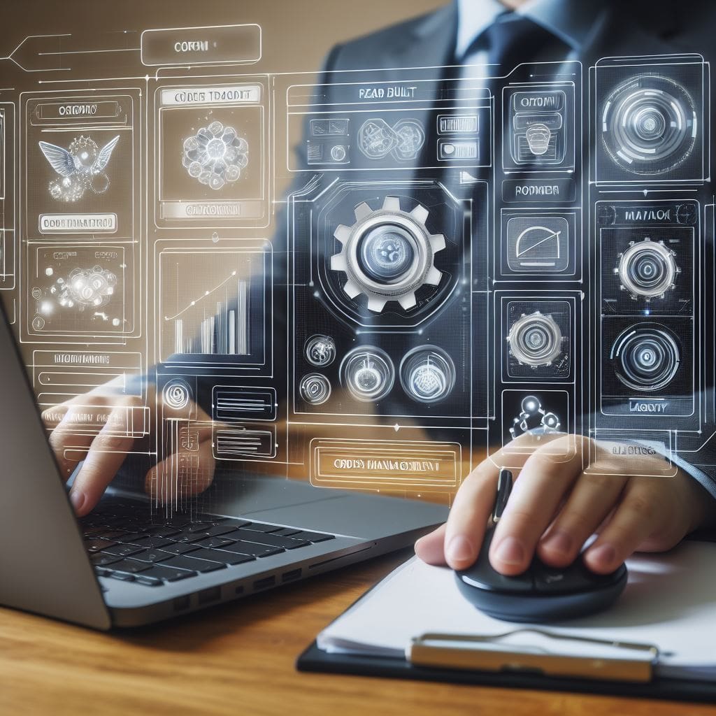 CRM-User-Laptop