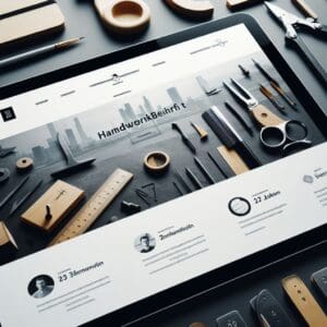 Handwerksbetrieb Webseite